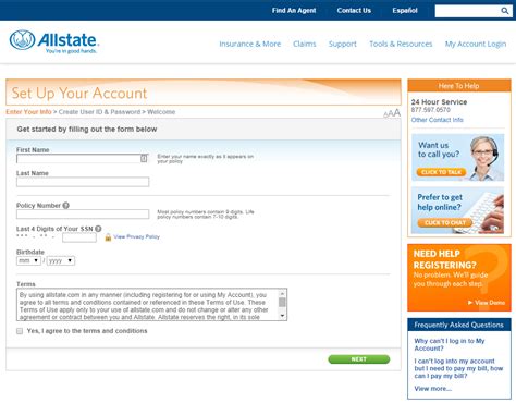 Watch out for urgency. . Allstate my account